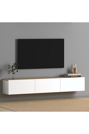 میز و پایه تلویزیون سفید Suntalam Monte Sehpa - کد 124519601