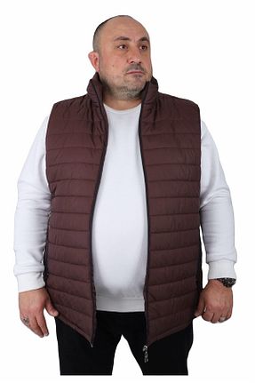 جلیقه سایز بزرگ زرشکی مردانه سایز بزرگ MocGrande - کد 634746905