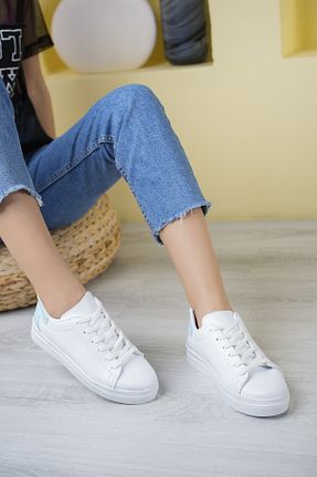 کفش اسنیکر آبی زنانه بند دار trendypit - کد 772022718