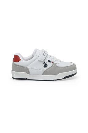 کفش اسنیکر سفید مردانه چسبی U.S. Polo Assn. - کد 739005317