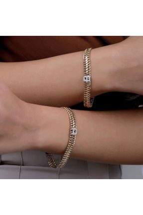 دستبند طلا زنانه کد 242507818