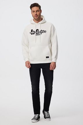 سوئیشرت قرمز مردانه ساده Lee Cooper - کد 772112290