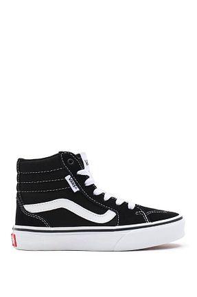 کفش اسنیکر مشکی زنانه چرم اصل Vans - کد 267433774