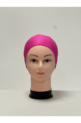 کلاه شنای حجاب صورتی زنانه AWAM SILK - کد 772255335