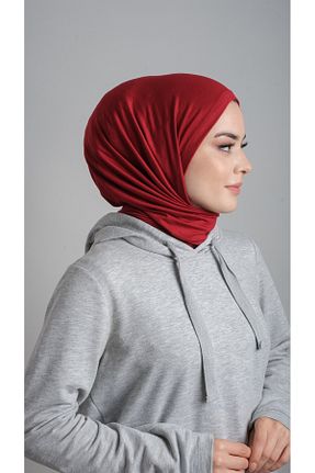 شال زرشکی زنانه ویسکون HÜRREM BONE - کد 347617162