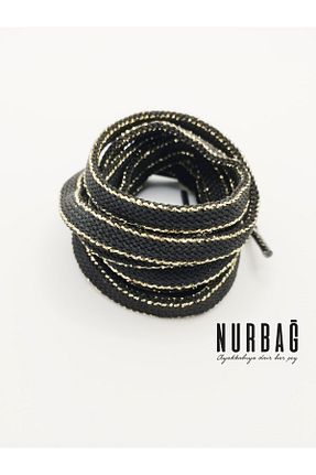 بند کفش مشکی NURBAĞ DOKUMA - کد 772589325