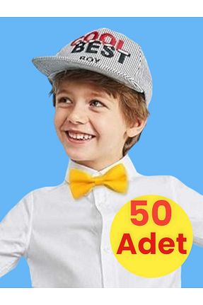 پاپیون زرد بچه گانه ساتن Trenderrs - کد 772605804