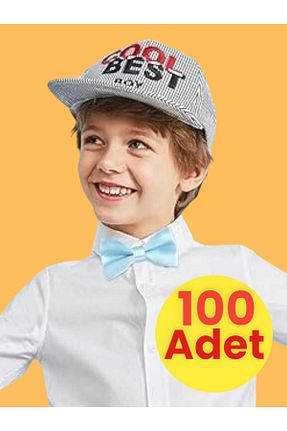 پاپیون آبی بچه گانه ساتن Trenderrs - کد 772607948