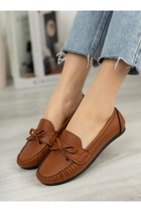کفش کلاسیک قهوه ای زنانه پاشنه کوتاه ( 4 - 1 cm ) پاشنه ساده کد 772278405