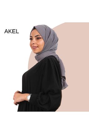 شال طوسی زنانه پلی استر کد 758367207