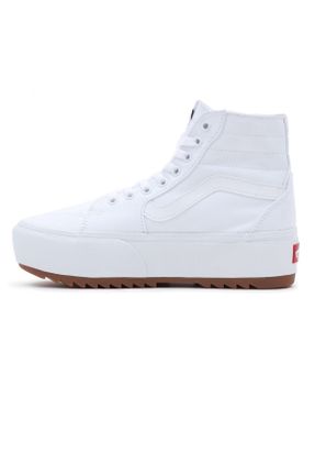 کفش کژوال سفید زنانه پاشنه کوتاه ( 4 - 1 cm ) پاشنه ساده کد 649479745