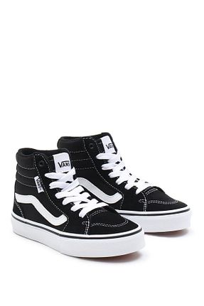 کفش اسنیکر مشکی زنانه چرم اصل Vans - کد 267433774