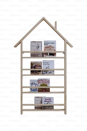 قفسه کتاب کودک و مونته سوری قهوه ای چوب Naturel Home - کد 759824179