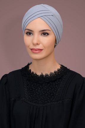 کلاه شنای اسلامی طوسی زنانه کد 215077084