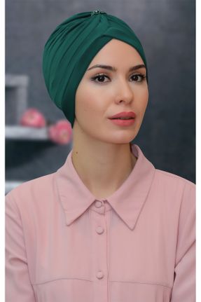 کلاه شنای اسلامی سبز زنانه کد 215075016