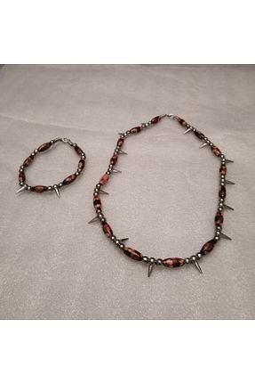 گردنبند جواهر زنانه فلزی Butik Tülin - کد 79363180