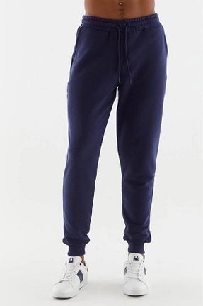 شلوار کرمگن سرمه ای مردانه پاچه کش دار Benetton - کد 772263000