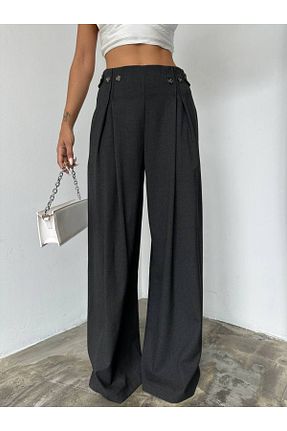 شلوار مشکی زنانه پارچه Rabury Butik - کد 772567371
