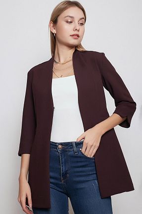 کت بنفش زنانه رگولار Naliru - کد 772635507