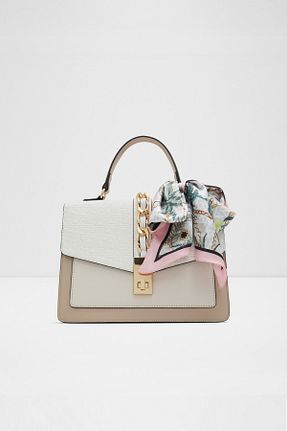 کیف دوشی بژ زنانه چرم مصنوعی Aldo - کد 772436915