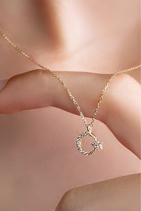 گردنبند طلا زرد زنانه 14 عیار myorogold - کد 770010718