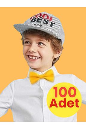 پاپیون زرد بچه گانه ساتن Trenderrs - کد 772607395