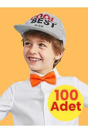 پاپیون نارنجی بچه گانه ساتن Trenderrs - کد 772607447