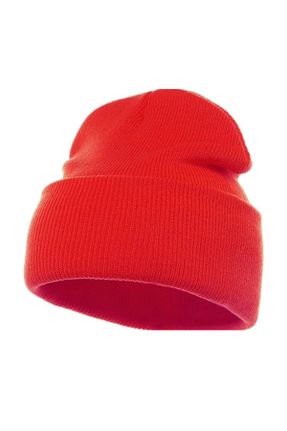 کلاه پشمی قرمز زنانه اکریلیک کد 65759969
