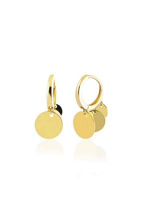 گوشواره طلا طلائی زنانه 14 عیار Sembol Gold - کد 41486514