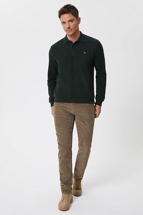 سوئیشرت سبز مردانه ساده Lee Cooper - کد 766067144