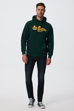 سوئیشرت سبز مردانه ساده Lee Cooper - کد 772112281