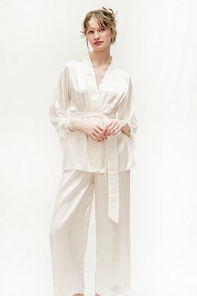 ست بالاتنه و پائین تنه نباتی زنانه بافتنی Mita Concept - کد 341328757