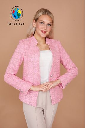 کلاه و ابایا صورتی زنانه پلی استر Mixlayt - کد 772496167