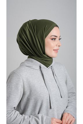 شال خاکی زنانه ویسکون HÜRREM BONE - کد 347616061