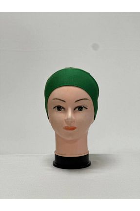 کلاه شنای حجاب سبز زنانه AWAM SILK - کد 772254779