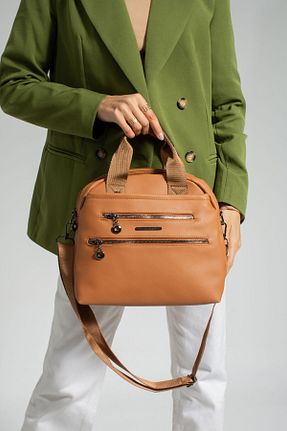 کیف دستی قهوه ای زنانه ابعاد بزرگ Lifonbag - کد 772374567