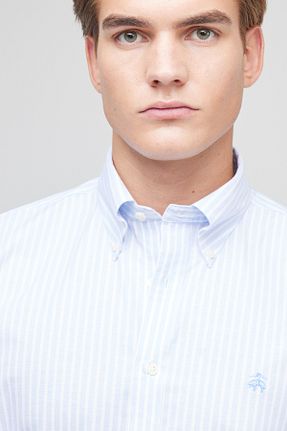 پیراهن متالیک مردانه رگولار BROOKS BROTHERS - کد 772438106