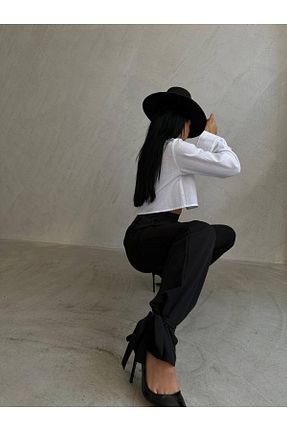 شلوار مشکی زنانه پنبه ای ESSstore - کد 683107766