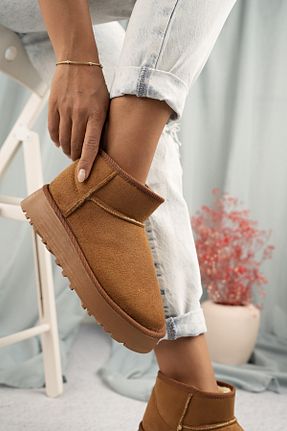 بوت / نیم بوت قهوه ای زنانه جیر stilvo - کد 772544449