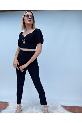 لباس مشکی زنانه بافتنی ky butikkk - کد 97924671