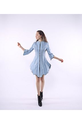 لباس آبی زنانه بافتنی Milonie - کد 97933214