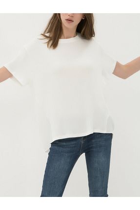 بلوز سفید زنانه ساده Koton - کد 2136756