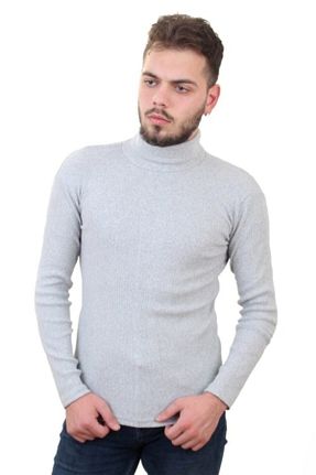 پلیور سرمه ای مردانه ساده EMKA GİYİM - کد 55240751