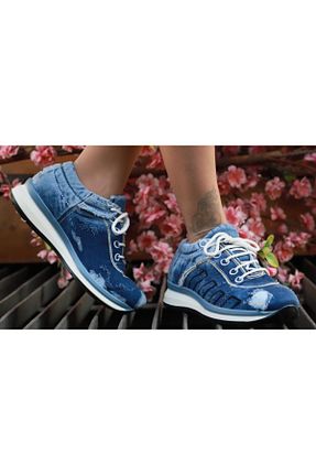 کفش بیرون آبی زنانه پارچه ای StarBlueMooN - کد 98322258
