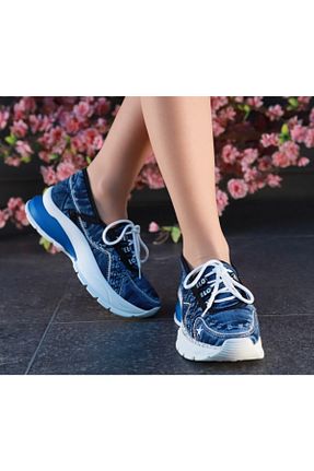 کفش بیرون آبی زنانه پارچه ای StarBlueMooN - کد 98317004