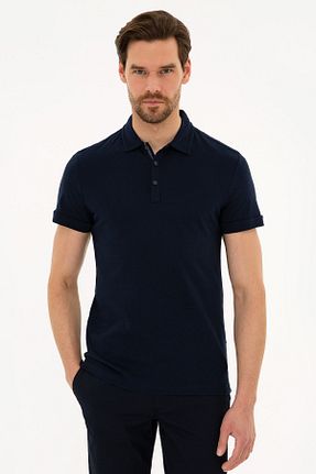 تیشرت سرمه ای مردانه اسلیم فیت Pierre Cardin - کد 37209491