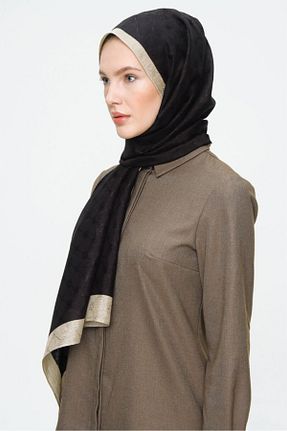 شال مشکی زنانه پنبه ای Aker - کد 683599785