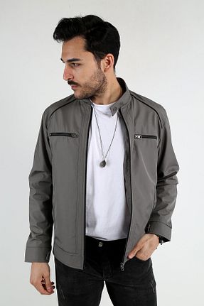 کاپشن قهوه ای مردانه پلی استر REGOS - کد 98498567