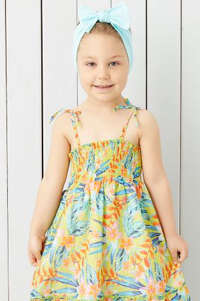 باندانا فیروزه ای پنبه ای Babygiz - کد 99023687