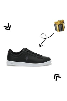 کفش پیاده روی مشکی زنانه پارچه ای U.S. Polo Assn. - کد 772733921